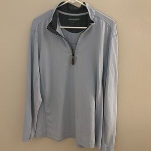 🍀 LIKE NEW Johnston & Murphy Quarter Zip Light Blue size Large